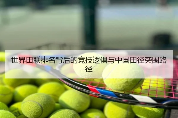 世界田联排名背后的竞技逻辑与中国田径突围路径